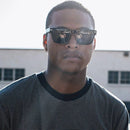 A man wears the Owyhee sunglasses.