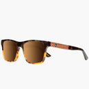 Rainier Tortoise Split/Brown Polarized Lens--Left Front Angled View