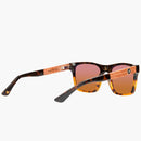 Rainier Tortoise Split/Brown Polarized Lens--Right Back Angled View