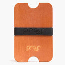 Proof Eyewear--The Slab Wood Wallet--stained finish