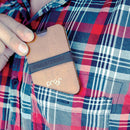 Proof Eyewear--The Slab Wood Wallet--fit shirt pocket