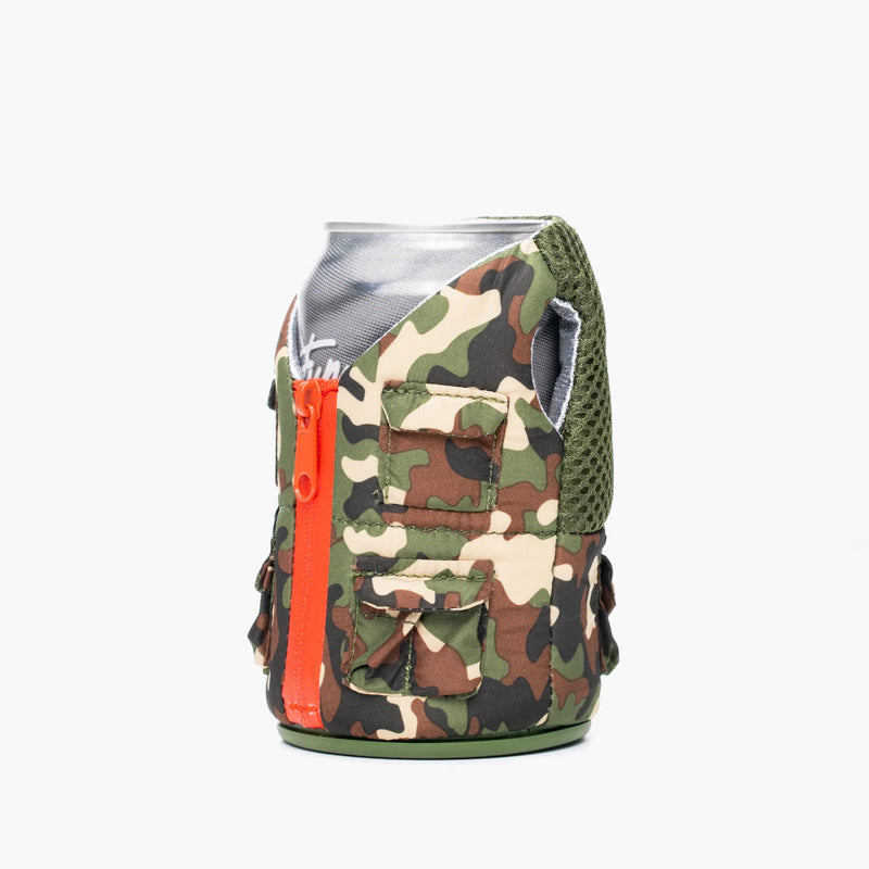 puffin cooler beverage woodsy camo - left side view