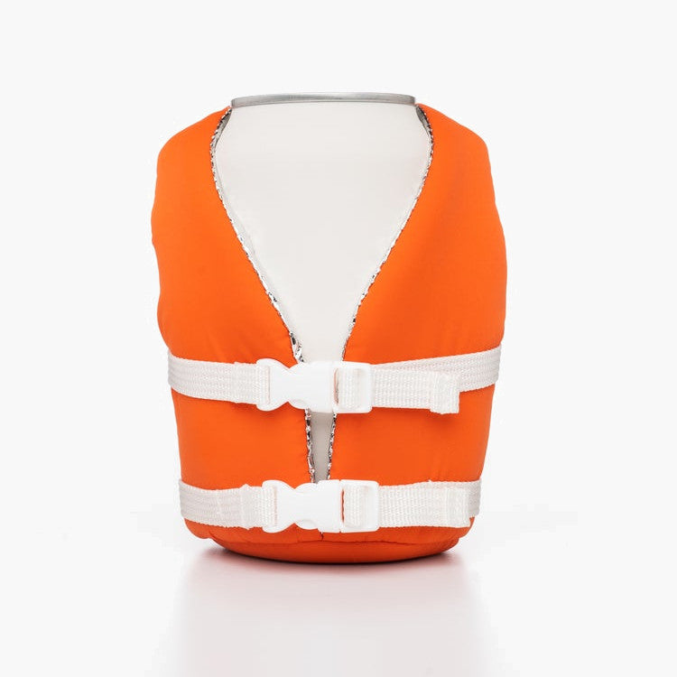 puffin cooler beverage life vest - front view