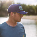 Glacier National Park Hat--on model