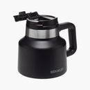 stanley tough to tip admiral's mug matte black--open lid view