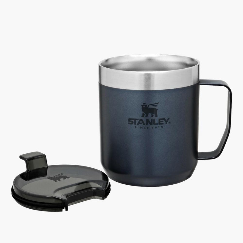stanley classic legendary camp mug nightfall--lid off