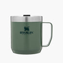 stanley classic legendary camp mug hammertone green--front view