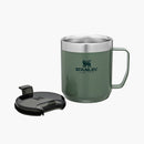 stanley classic legendary camp mug hammertone green--lid removed