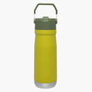 stanley the iceflow flip straw water bottle 22 oz aloe - back view