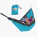 Trek Light Aqua and Charcoal Double Hammock