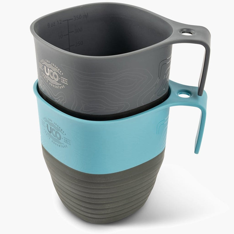 UCO Camp Cup 2 Pack--Venture/Classic Blue--stackable