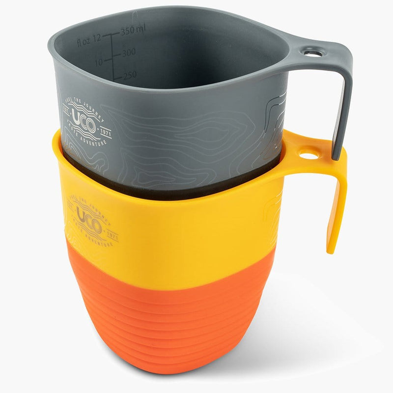 UCO Camp Cup 2 Pack--Venture/Retro Sunset--stackable