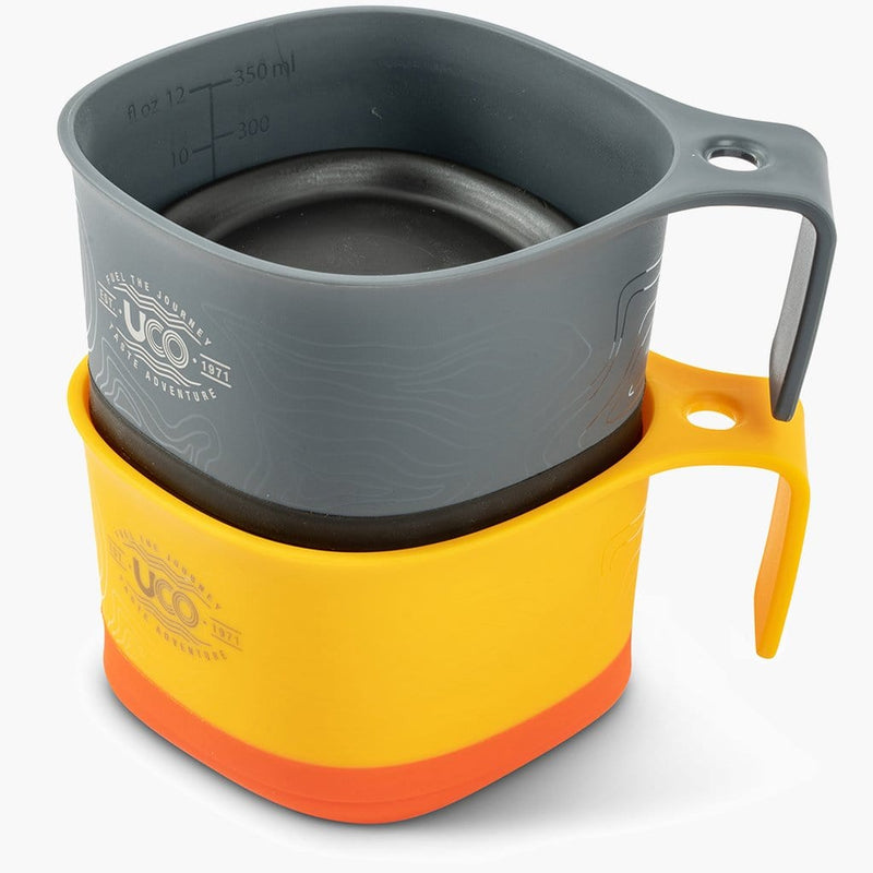 UCO Camp Cup 2 Pack--Venture/Retro Sunset--stackable