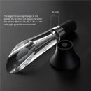 Wine Aerating Pourer and Decanter w/ Base--45-60 degree angle for best results