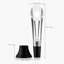 Wine Aerating Pourer and Decanter w/ Base--dimensions